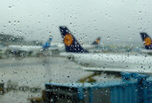 a close-up of a window with rain drops on it